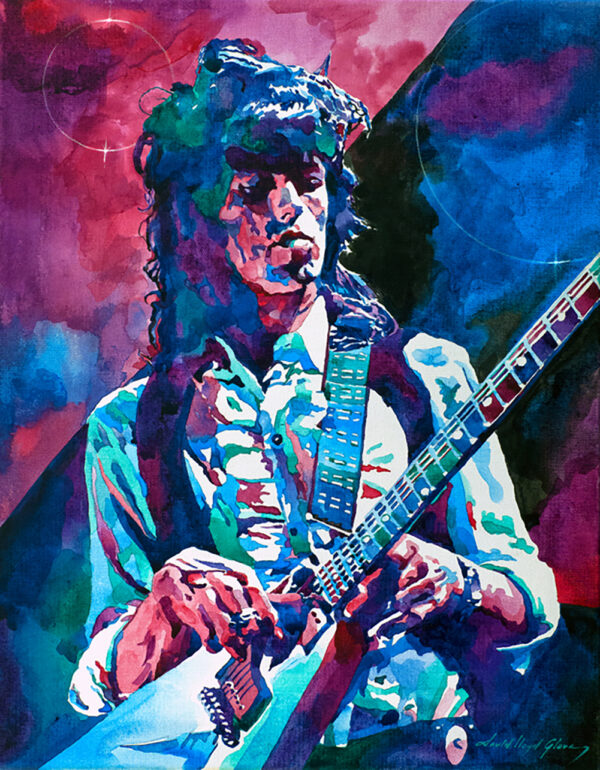 David Lloyd Glover "Keith Richards" Original on Canvas