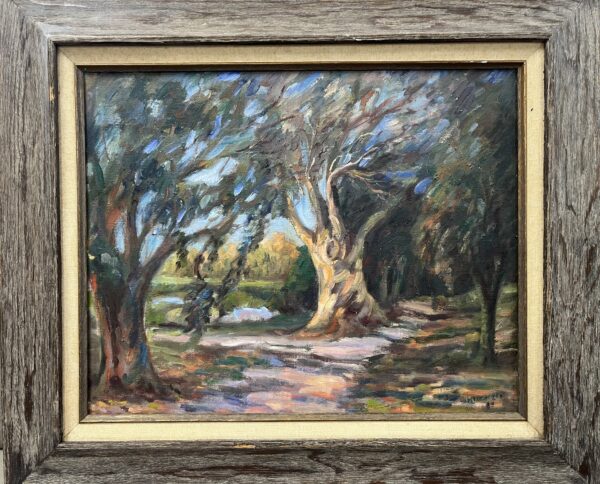 Francine Kuenzli Original Oil Painting, Framed